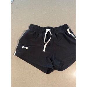 Under Armour Youth Kids‎ Black Athletic Shorts Size large